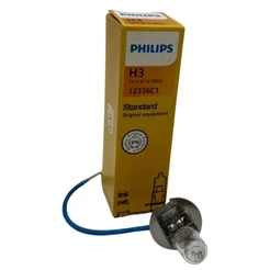 Par Lampada halogena h3 12v 55w Phillips milha carro moto