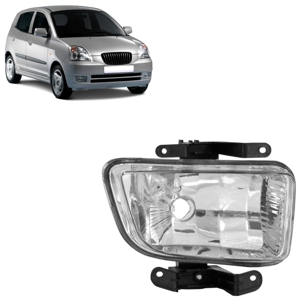 Farol Milha Auxiliar Picanto 2005 2006 2007 2008 Neblina Lente Lisa Acrilico