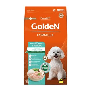 Ração Golden Mini Bits Cães Ad Peq Porte Frango Arroz 15Kg