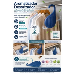 Aromatizador Desodorizador Perfume Reutilizável para Armário, Guarda-Roupa, Gaveta, Roupas e Sapatos Mau cheiro umidade