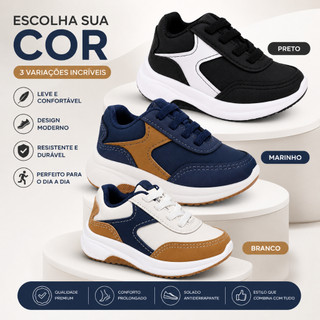 Tênis Infantil Molekinho Confortável Conforto Calce Fácil 2634