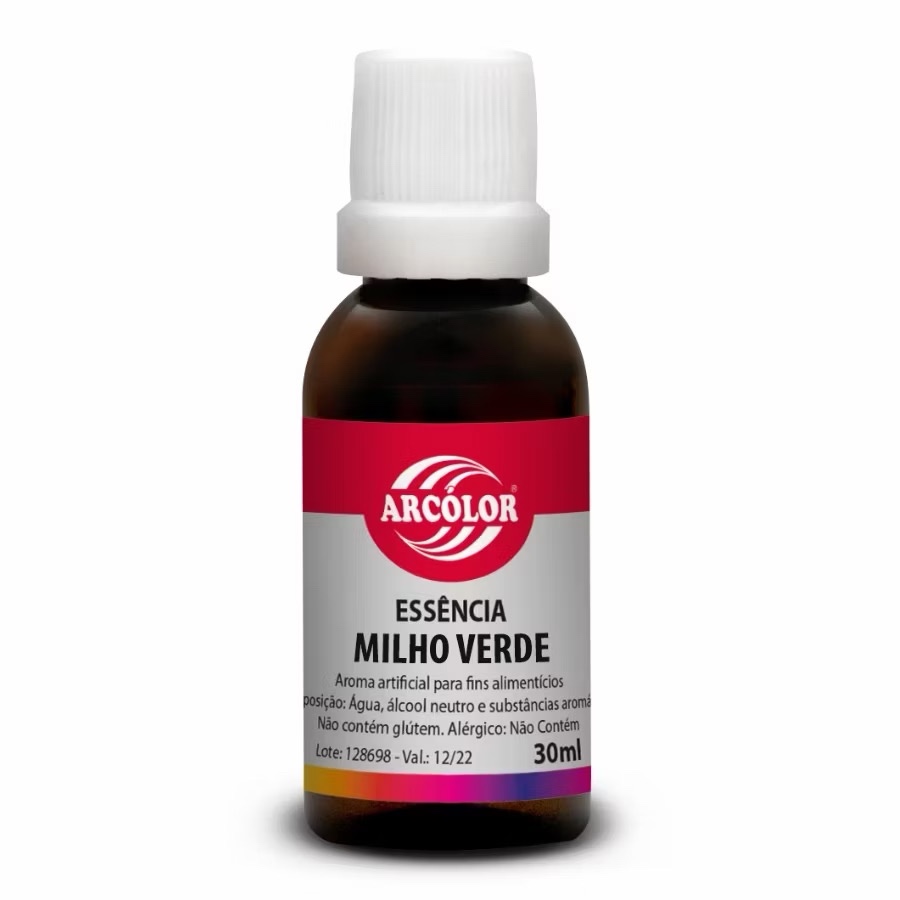 ESSENCIA ARTIFICIAL ALIMENTICIA MILHO VERDE 30ML ARCOLOR