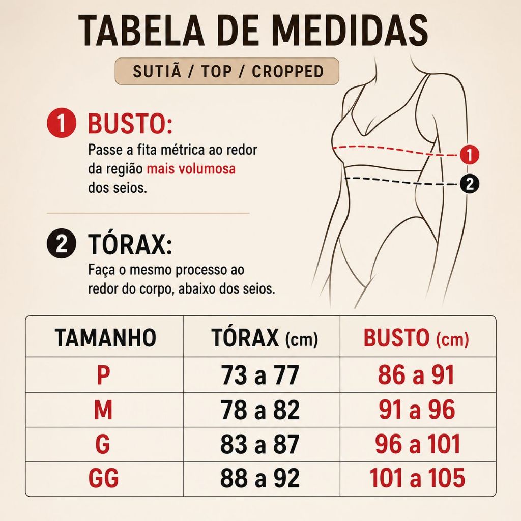 Kit C/ 2 Sutiãs Reforçados Microfibra com Bojo - Lingerie Tamanhos P ao GG — imagem 2 de 2