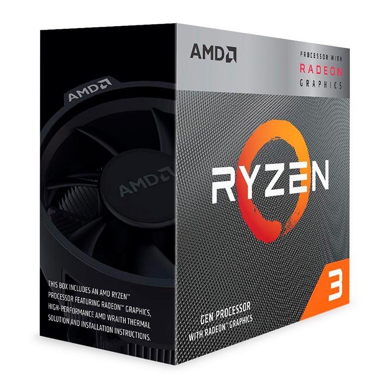 PROCESSADOR AMD RYZEN 3 3200G, 4-CORE, 4-THREADS, 3.6GHZ (4GHZ TURBO), CACHE 6MB