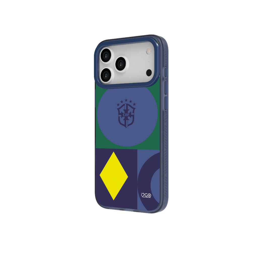 Capa iPhone 17 Pro Max i2GO Magnética Magcsafe Antichoque CBF Seleção Brasileira · foto 2