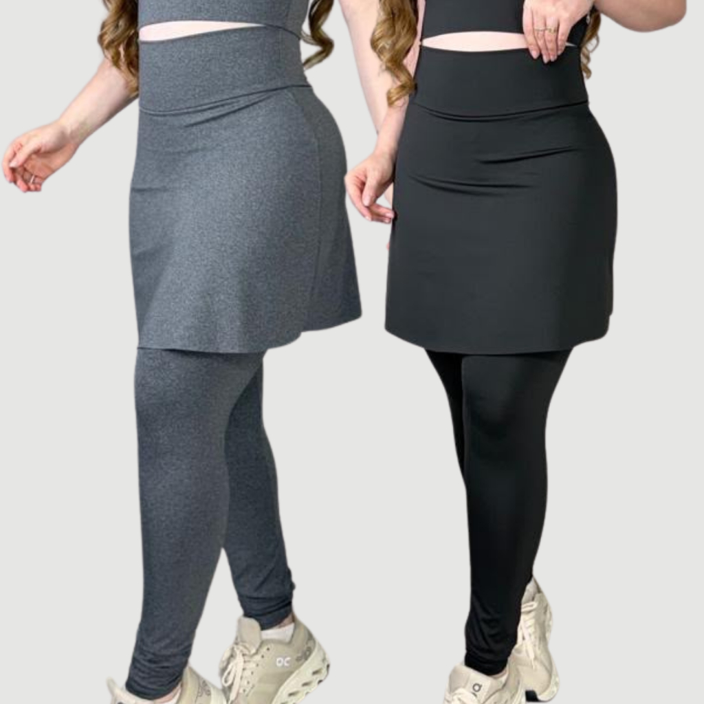Calça Legging Saia Feminina Moda Evangelica Cintura Alta Fitness