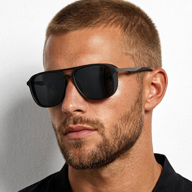 Oculos de Sol Quadrado Soldador Premium Classico Oldstyle Steampunk Retro uv400 Masculino Feminino