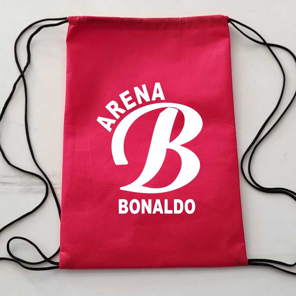 10 Mochilas Sacochilas 20x30 em TNT PERSONALIZADAS — imagem 2 de 2