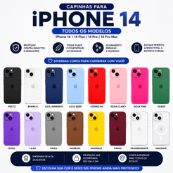 Capinha (case) Iphone 14/14 Plus/14 Pro e 14 Pro Max