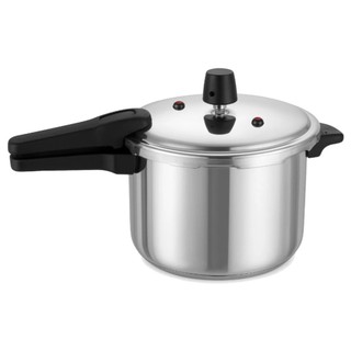 Panela De Pressão Fechamento Externo 5 Litros Alumínio Polido Resistente Grande Cozinha Econômico
