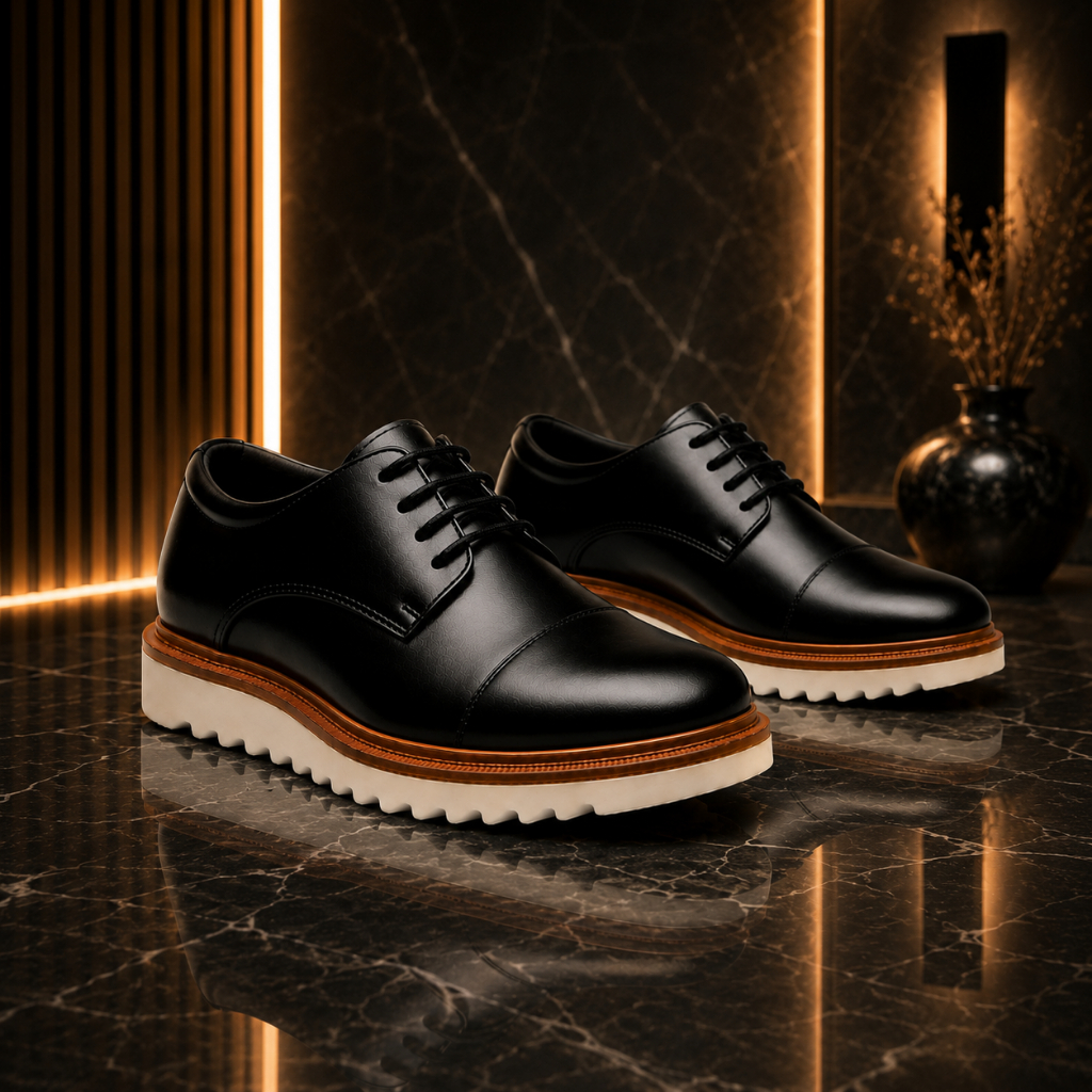 Oxford Masculino GuGi Sapato Social Casual Confortável Sola Tratorada Antiderrapante 5401-GG