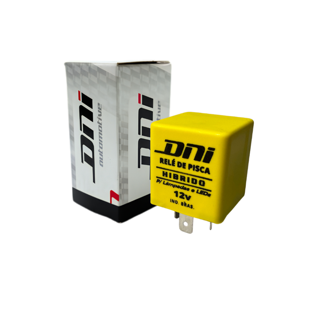 Relé De Pisca Seta Led Comum Hibrido Para Caminhão Ônibus Universal 4 Terminal 12v DNI1112