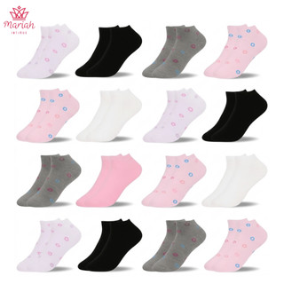 Kit 24/12/6 Pares Meias Femininas Cano Baixo Soquete Cores Sortidas