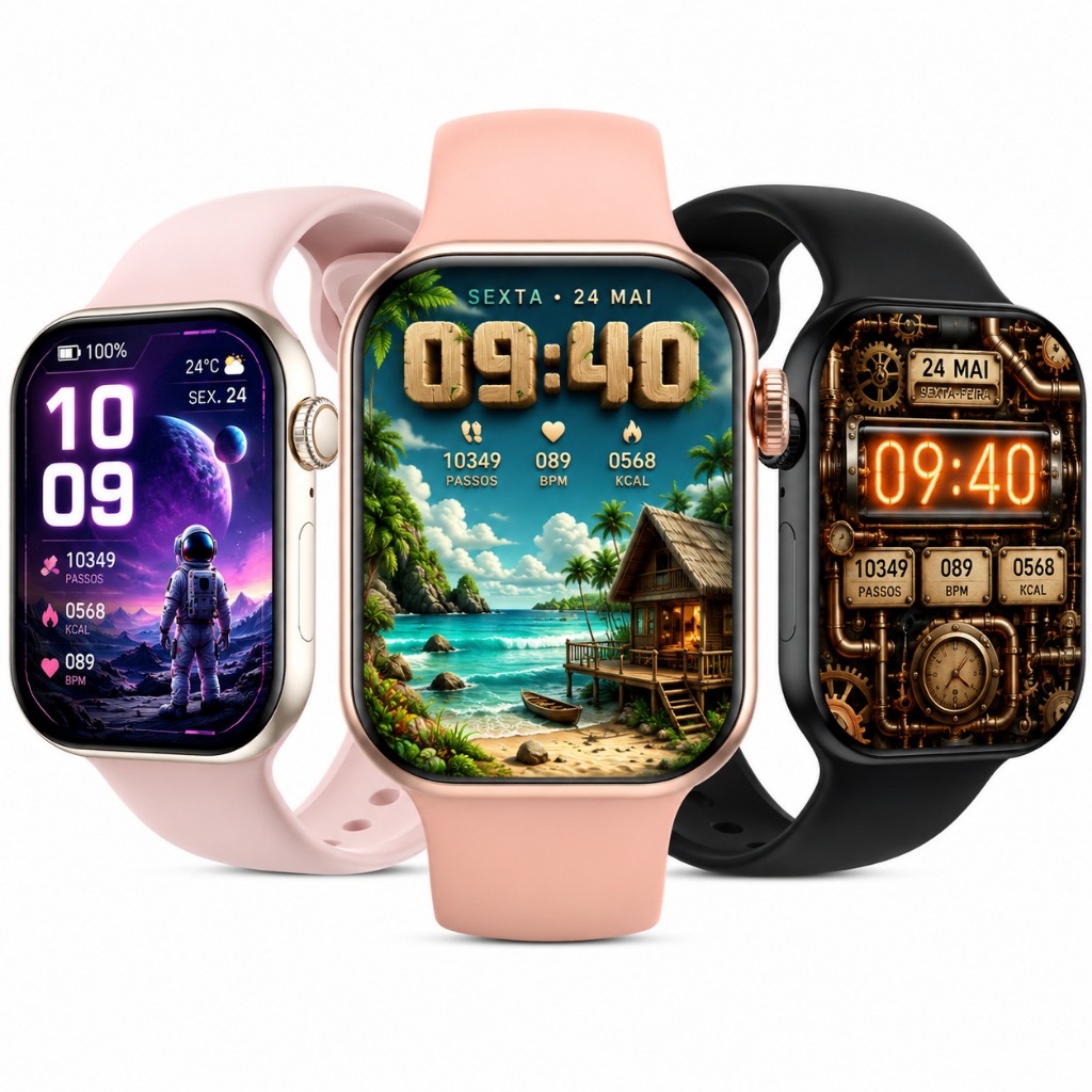 Relógio Inteligente Hw16 Smart Watch Minions Recebe Notificaçoes Monitor de Saude Atividades Fisicas