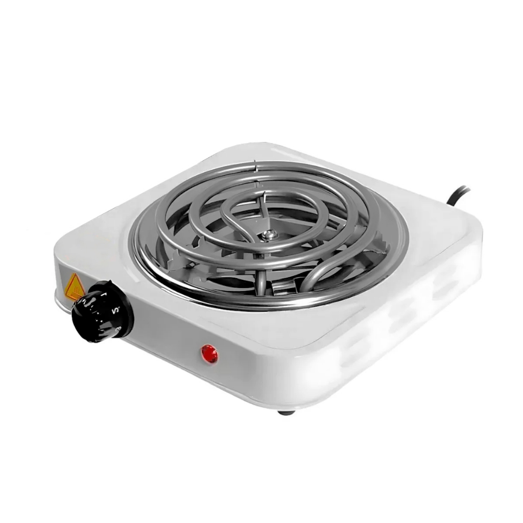 Fogareiro Portátil Camping Fogão Elétrico 1 Boca 220v 1000w Multiuso Cozinha Casa