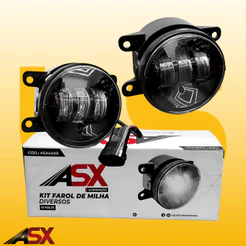 Par Farol De Milha Asx Modelo Diversos 12-60v 5.000lumens 40w 6000k