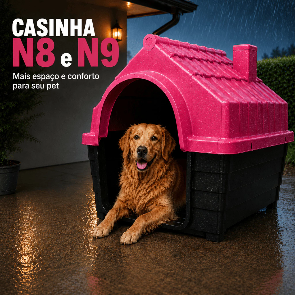 CASA CASINHA CACHORRO - CÃES - PETS N8 N9 - PORTES MEDIOS - GRANDES | PRONTA ENTREGA