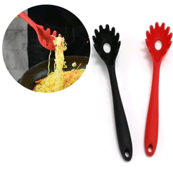 Pegador de Macarrão Silicone Colher Espaguete Massas Cozinha