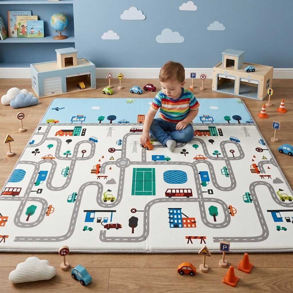 TAPETE TATAME 150 X 180cm TÉRMICO INFANTIL EDUCATIVO ANTIDERRAPANTE