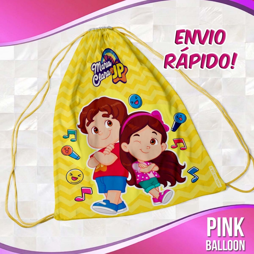 MOCHILINHA MARIA CLARA E JP 2 (ENVIO RÁPIDO) - SACOLINHA LEMBRANCINHA NÃO PERSONALIZADA