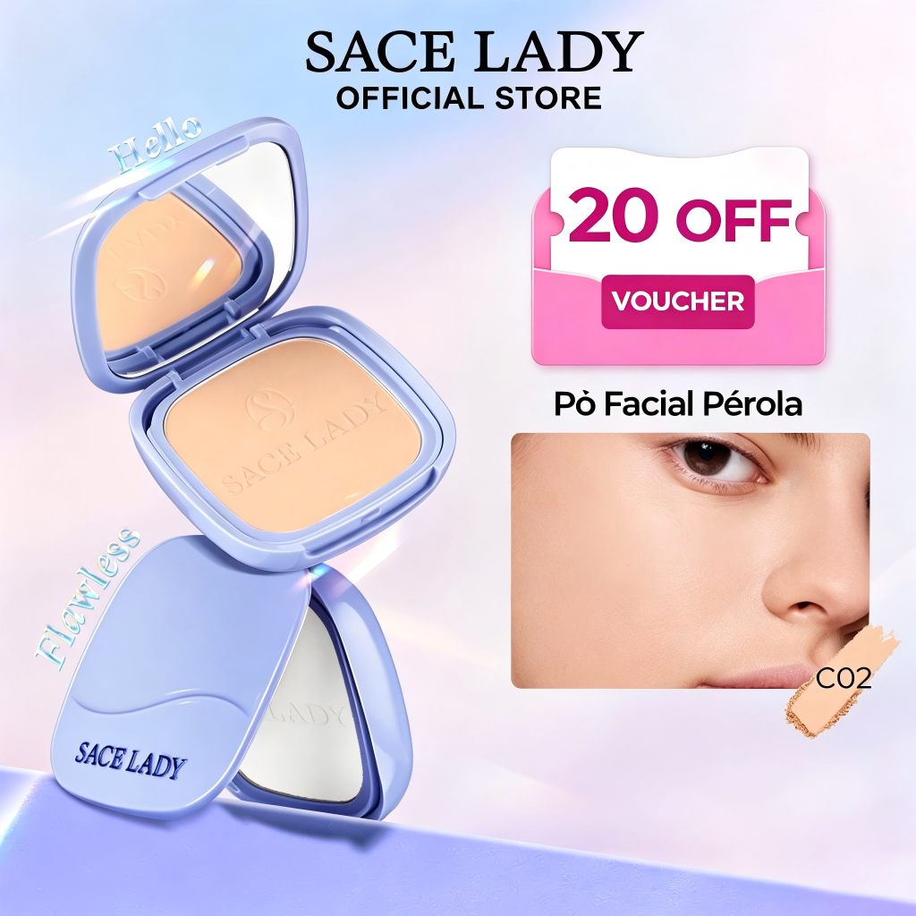 Pó Facial Pérola SACE LADY FPS 30PA+++ Controlo de Óleo