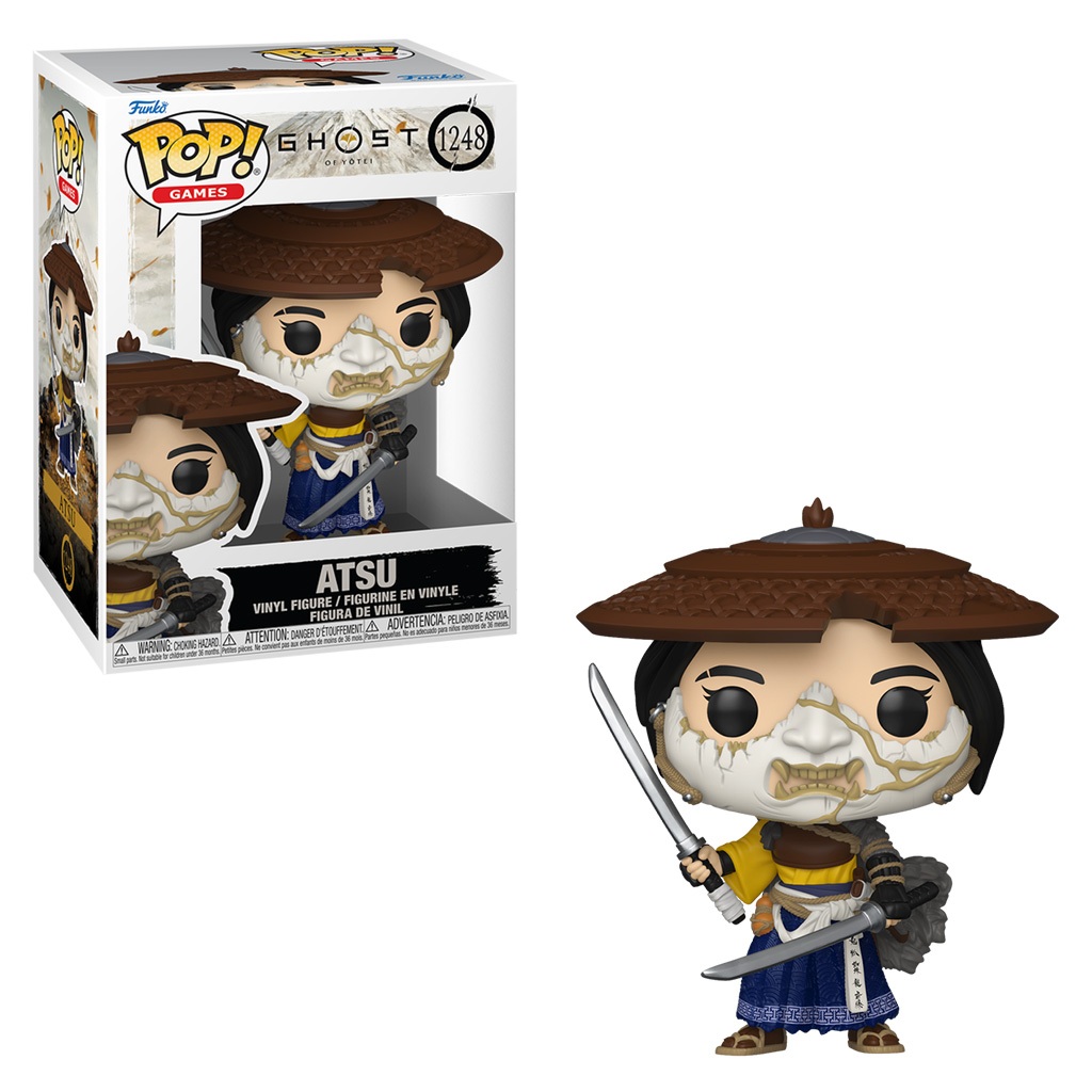 FUNKO POP GAMES GHOST OF YOTEI - ATSU 1248 NOVO ORIGINAL