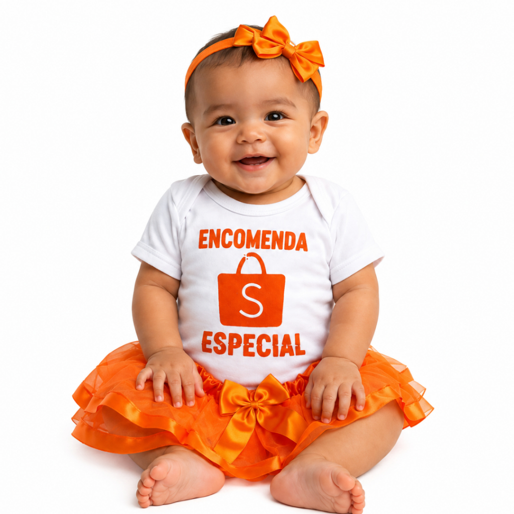 Body Bebê Encomenda Especial e Pediu Chegou Temático Mesversário