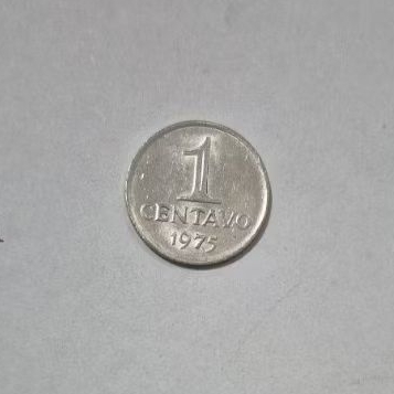 3 MOEDAS 1975 = 1, 2 E 5 CENTAVOS EFÍGIE