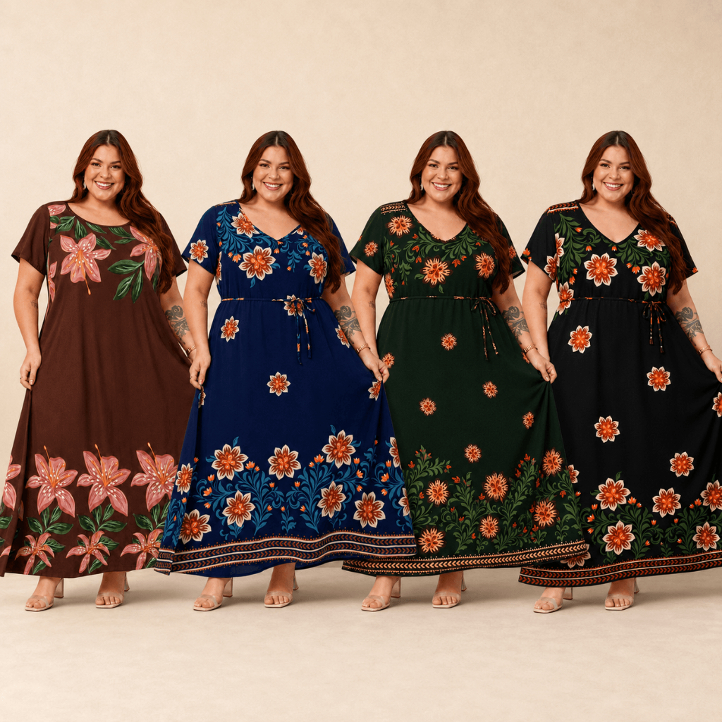 vestido plus size ❤️❤️❤️,confortavel e fresco