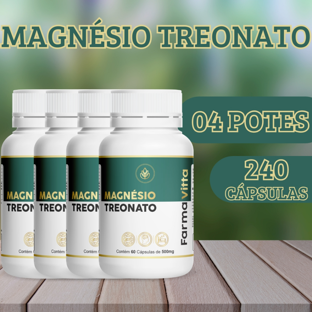 🧠 Magnésio Treonato | Memória, Foco e Saúde Cerebral em Alta Performance