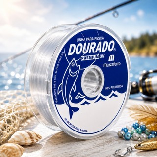 Fio de Nylon 100mt 0,20/0,25/0,30/0,35/0,40/0,45/0,50/0,60/0,70/0,80/0,90/1,00 Linha de Pesca e Artesanato