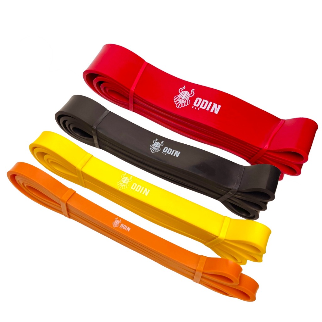Kit Super Band 4 Intensidades Elasticos Power Odin Fit