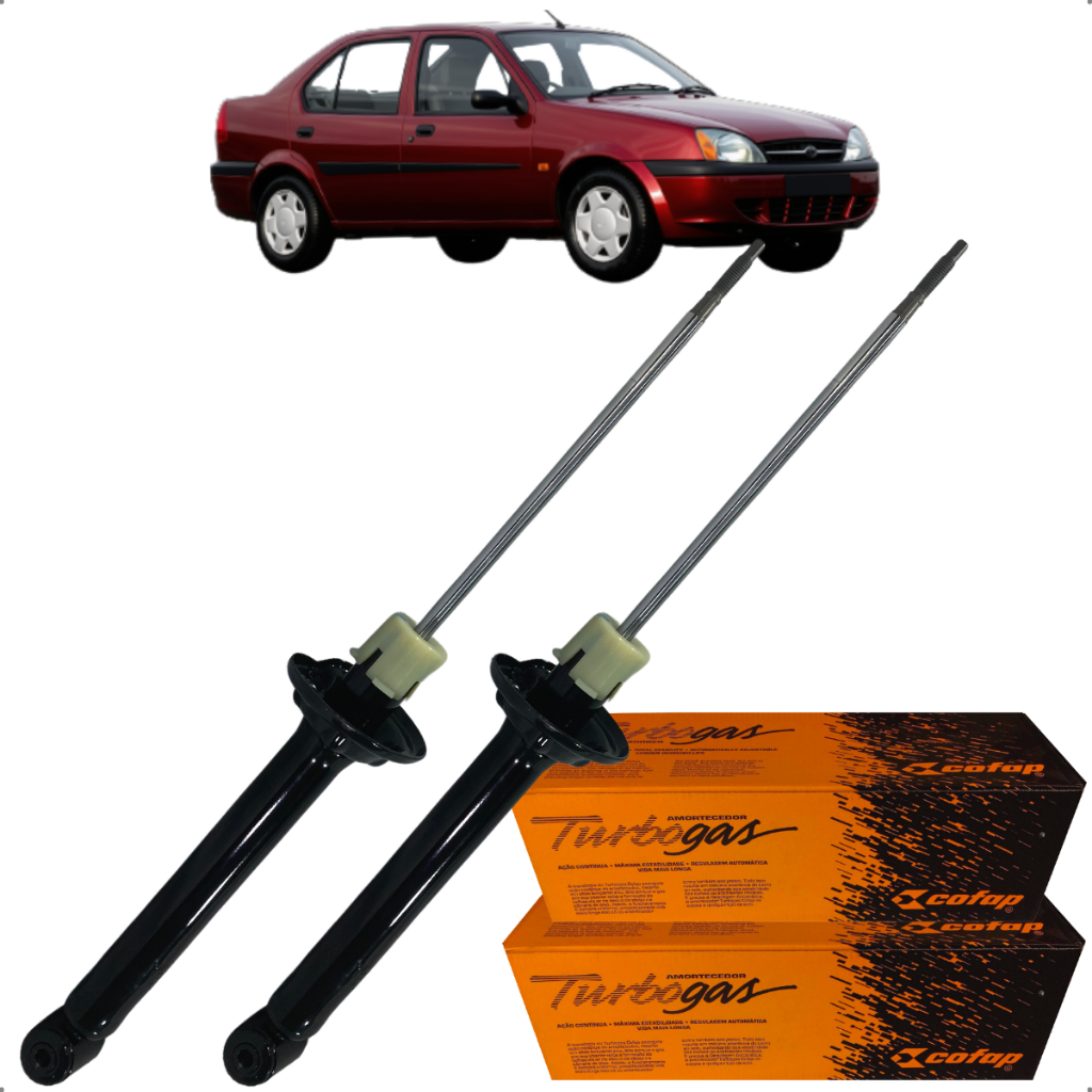 Par Amortecedor Traseiro Cofap Fiesta Sedan Street 2001 2004