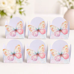 Forminhas para Doces Personalizadas | Tema Borboleta | Festa Infantil, Chá de Bebê e Aniversário