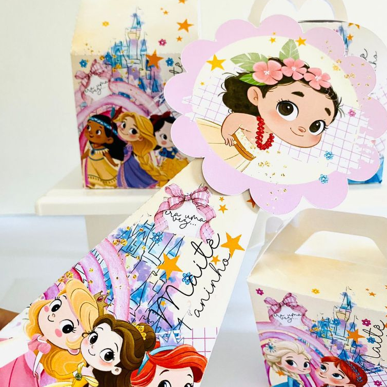 Kit Personalizado Princesas Disney para Montagem