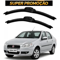 Par Palheta Limpador Parabrisa Fiat Siena 1997 a 2013 Encaixe Gancho