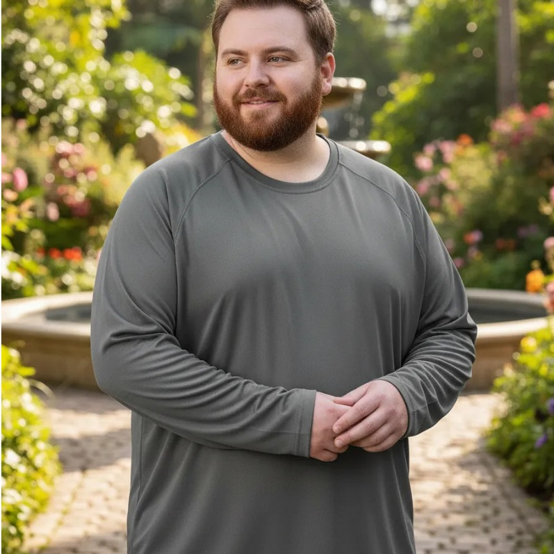 Camisa Térmica PLUS SIZE G1 A G8 Uv 50+ Segunda Pele Camiseta Blusa Malha Fria Academia Esportes