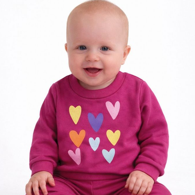 Kit 4 Peças de Conjunto Moletom Menino Menina Inverno Estampado Sortido