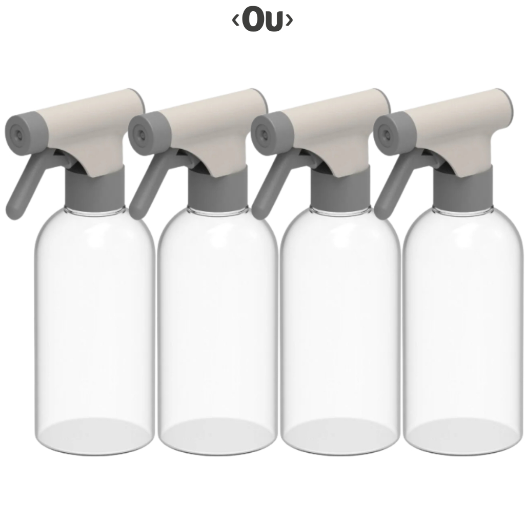 Kit 4 Borrifador Multiuso 350ml Flow Ou Lançamento