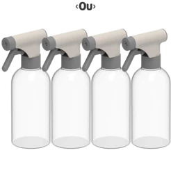 Kit 4 Borrifador Multiuso 350ml Flow Ou Lançamento