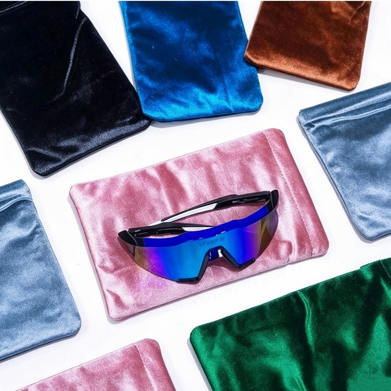 Bolsa de Veludo Premium para Óculos e Joias, Várias Cores, Acessório de Alta Qualidade