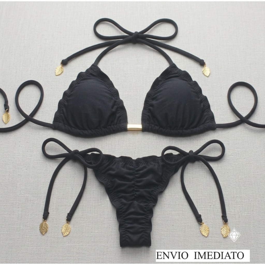 Biquini Cortininha Fio Dental Amarraçao Calcinha  Empina BUMBUM CALCINHA f TANGA poliamida entrega rapida