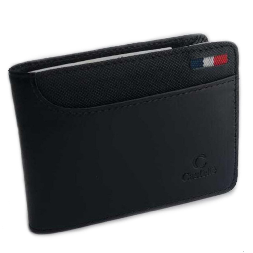 Carteira Casteliê 5888 Couro Masculina - Preto