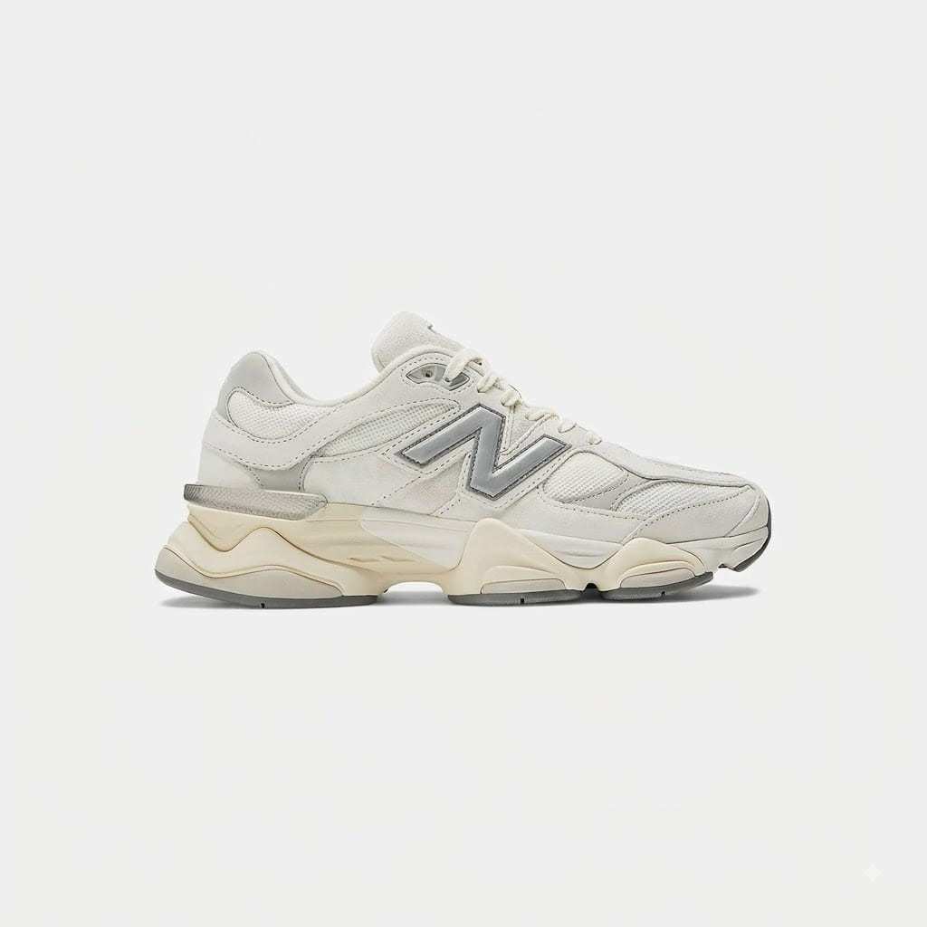 Tênis New Balance 9060 Original Branco/Prata