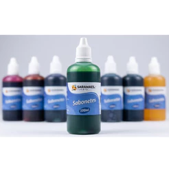 Kit Corante Líquido 7 Cores 100ml para Sabonete Artesanal Alta Concentração