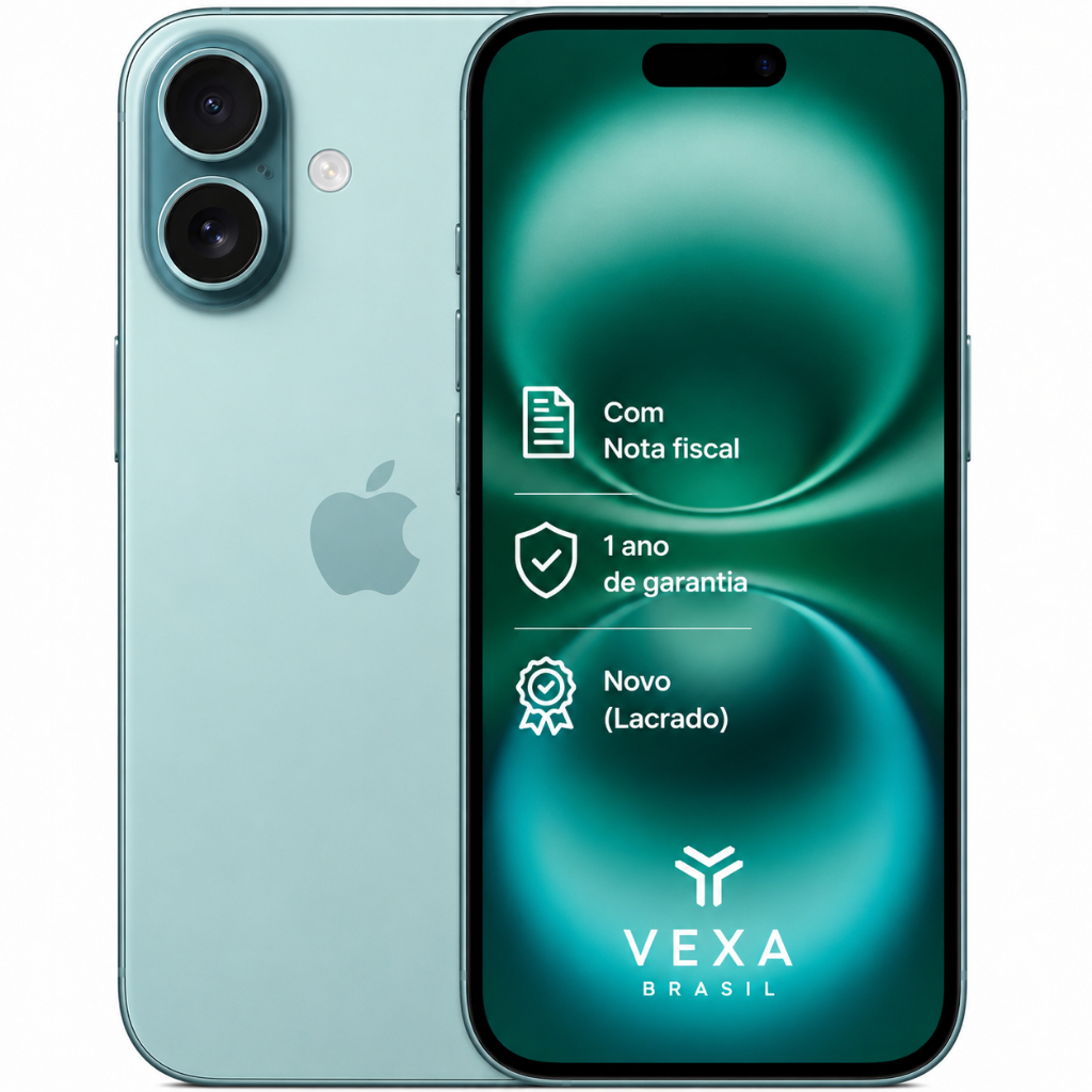 Apple iPhone 16 Verde 128GB de Armazenamento ( Novo Lacrado )