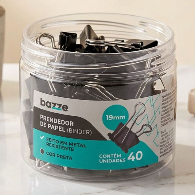 Prendedor De Papel Binder Clip Borboleta Metal 15mm 19mm 25mm 32mm 41mm 51mm