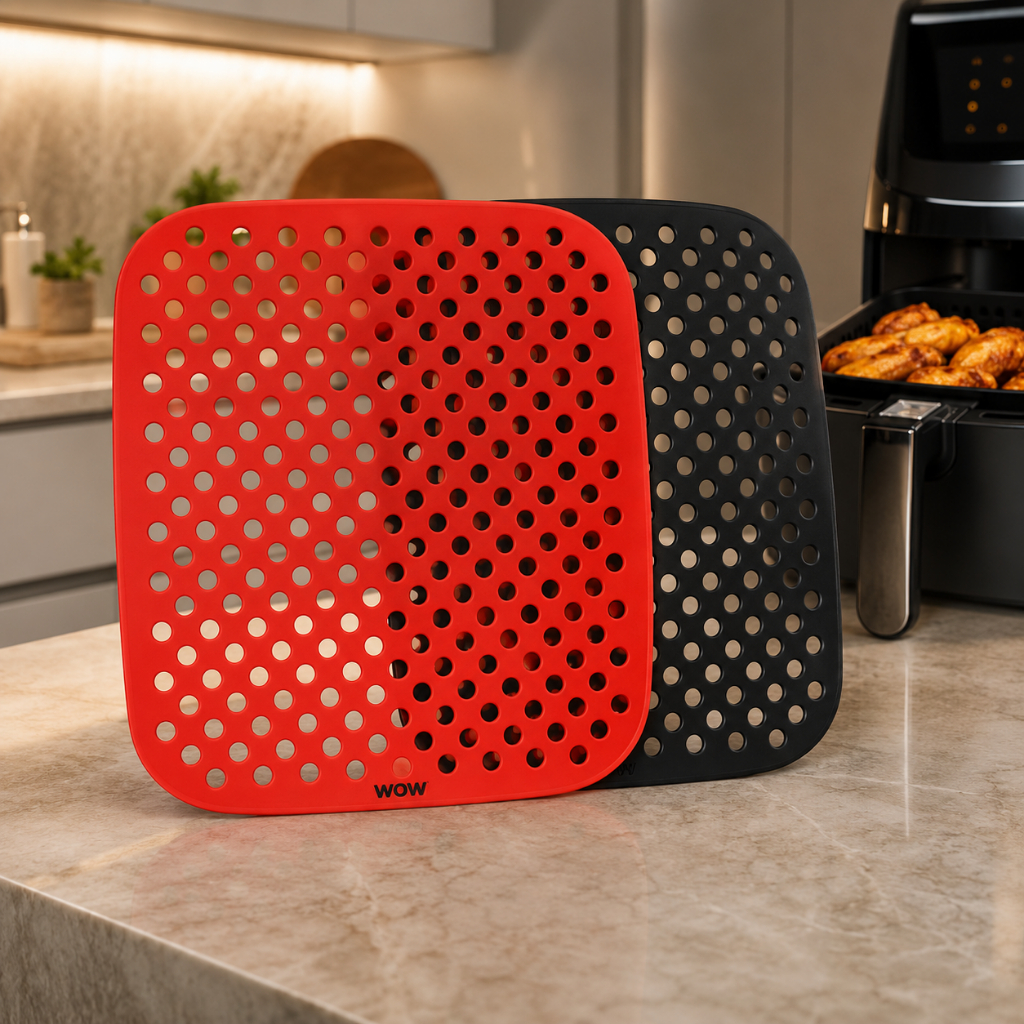 Tapete Quadrado De Silicone P/airfryer Universal Fritadeira