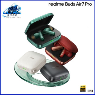 Fones de Ouvido Realme Buds Air 7 Pro Bluetooth Cancelamento de Ruído 53dB LHDC 5.0 Áudio Espacial 3D