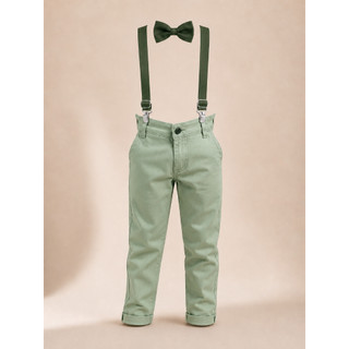 Conjunto De Calça + Gravata e Suspensório Infantil Para Casamento Batizado Eventos e Igreja Pagem